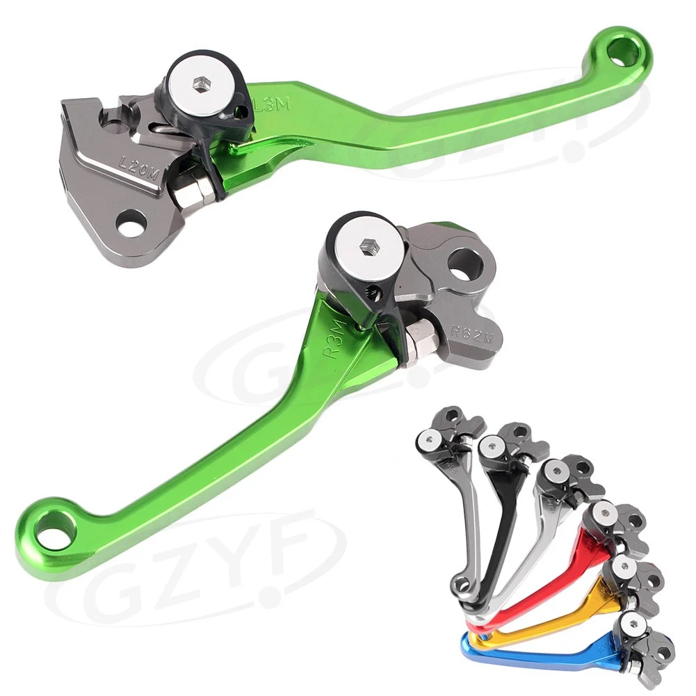 Сцепные рычаги для Yamaha YZ125 YZ250 YZ426F YZ450F 2001-2007/YZ250F 2001-2006& для KX125 2006-2008/KX250 2005-2008