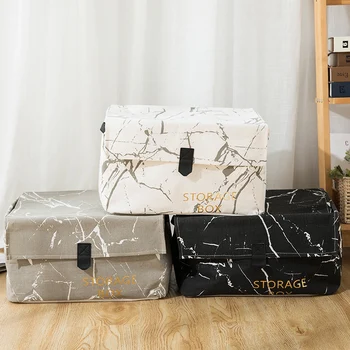 

Portable Marble Storage Box Moisture Proof Dust-Proof Storage Box Organizer with Holder Home Bathroom Supplies