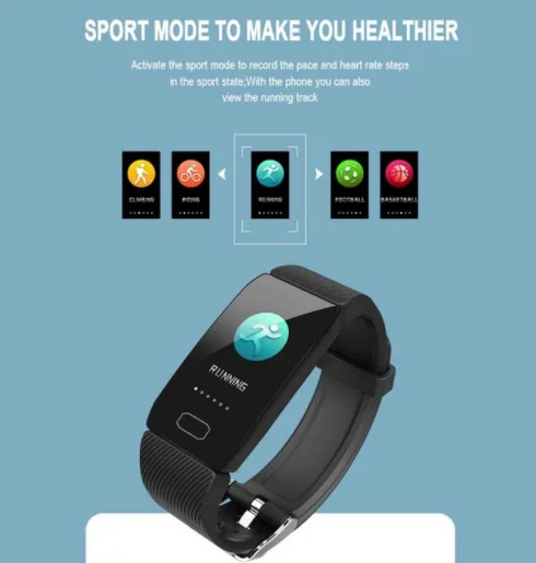 Smart Wristband fitness Blood Pressure Heart Rate Monitor Waterproof Heart rate sports waterproof bracelet