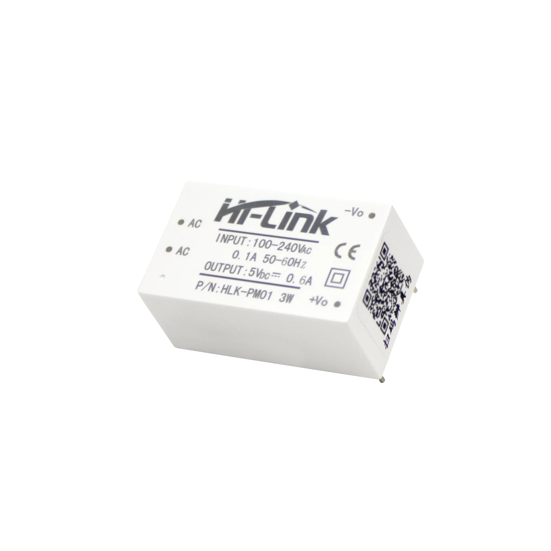 Hi-Link ac dc 5v 3w модуль питания HLK-PM01 белого цвета