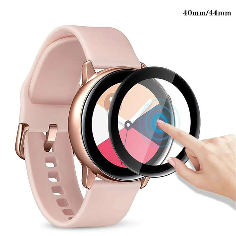 Стекло для Samsung Galaxy Watch Active 2 44 мм 40 мм/46 мм/42 Gear S3 Frontier/S2/Sport 3D HD Защитная пленка