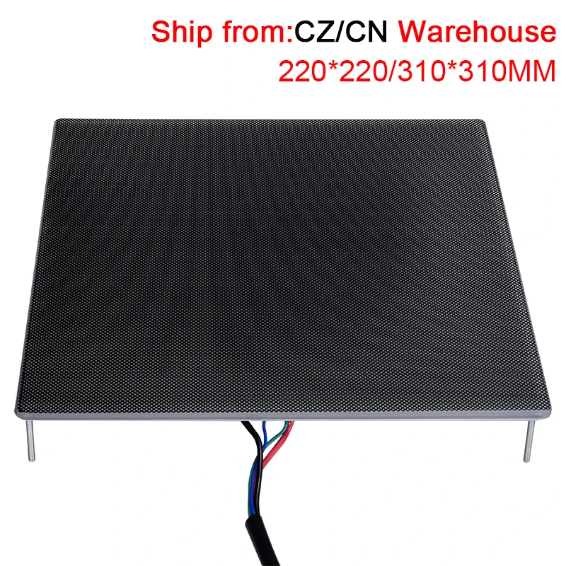 3D Printer Ultrabase Heated Bed Platform Build Surface Glass Plate 310/220MM 3D Printer Parts For Ender 3 Upgrade MK3 Hot Bed