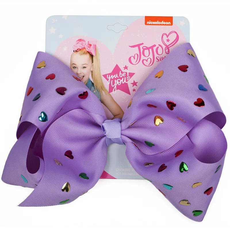 B5 " jojo siwa заколка для волос для малышей Большой Jojo бант зажим для волос ручной работы Crtstal лента для волос со шпилькой аксессуары для плетения волос для детей - Цвет: B5