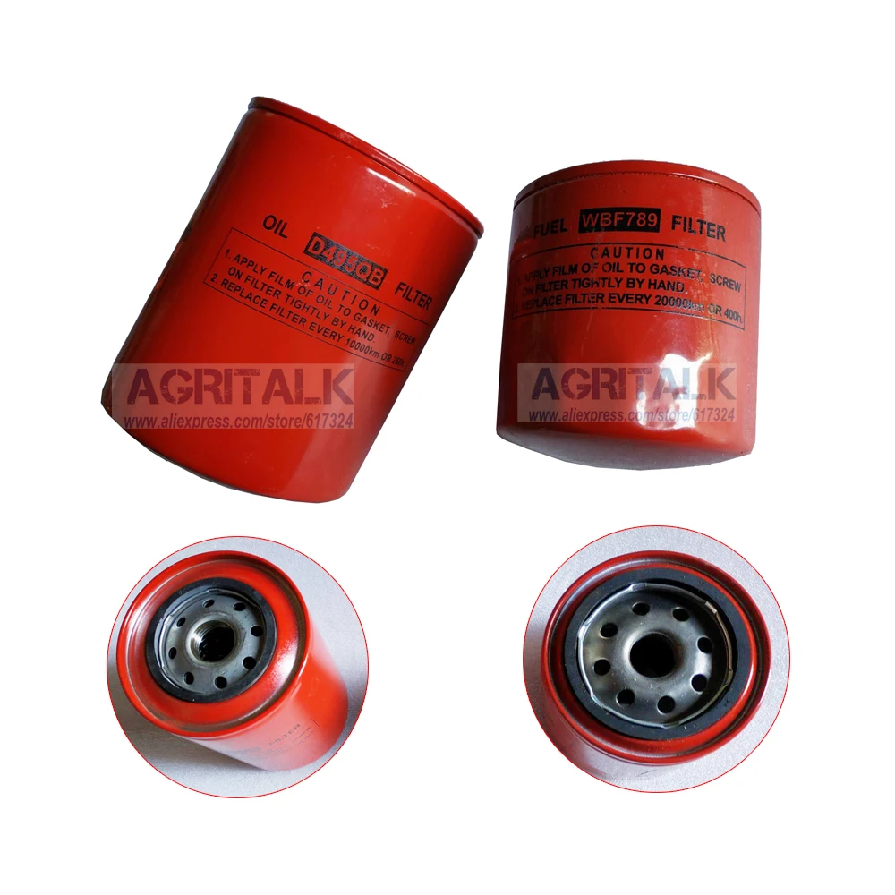 Set Of Oil Filter And Fuel Filter Elements For Laidong K4100bt Engine