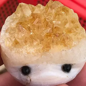 

Natural topaz cluster stone sculptures, hedgehogs and Reiki statues are crystalline healing energies