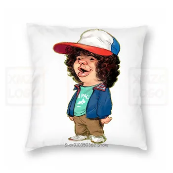 

New Stranger Dustin Spoof Inspired Logo Funny Pillow case Tee All Colors Women Men