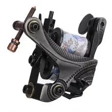 10 машинка для татуировки проволока уникальный узор тату машина пистолет углеродистая сталь шейдер и тату машина