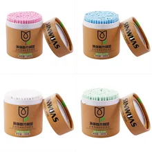 200 шт Косметический Макияж ватные тампоны микрощетки с двойной головкой ватные тампоны с держателем медицинские чистящие наконечники ушные палочки чистящие инструменты