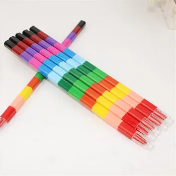 

12colors Replaceable art Crayons Pastel Creative Colored Pencil Graffiti Pen Kids Painting Drawing Cute Stationery art supplies