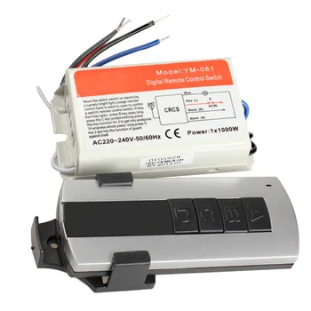 

1/2/3/4 Ways ON/OFF 220V Wireless Remote Control Switch Digital Controller Switch for Lamp Light UND Sale