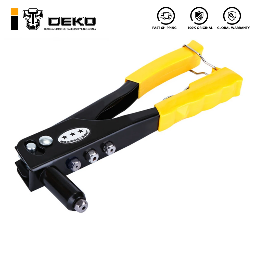 DEKO 10" Hand Riveter Gun Manual Blind Rivet Nut high quality brand -  AliExpress Tools