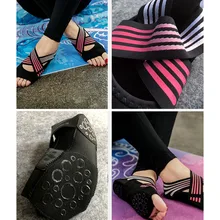 1 Pair Women Non-slip Fitness Dance Pilates Socks Professional Indoor Yoga Shoes THJ99