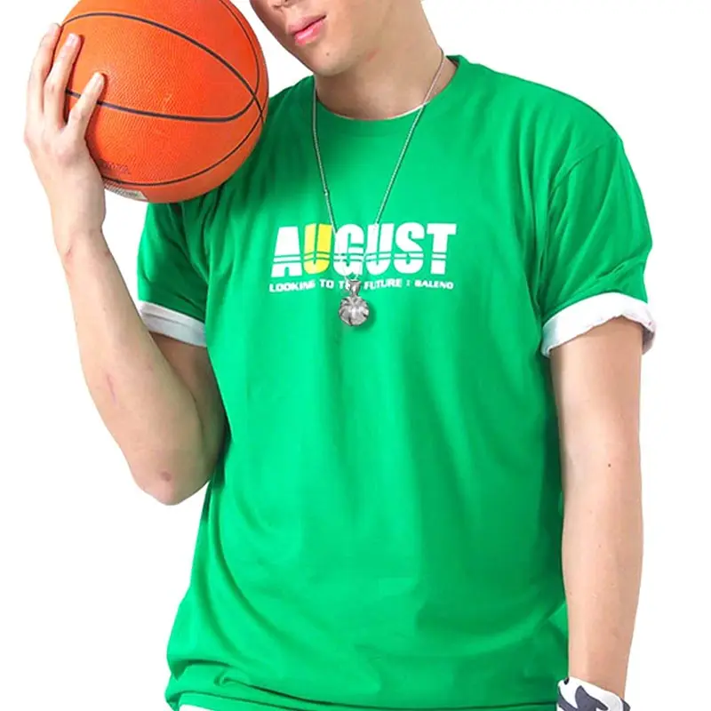 3D ожерелье баскетбольное цветной кулон спортивные хип хоп ювелирные изделия