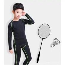 Комплект зимнего термобелья; детское стрейчевое теплое термобелье; Homme; кальсоны для мальчиков; Детские кальсоны для фитнеса; быстросохнущие