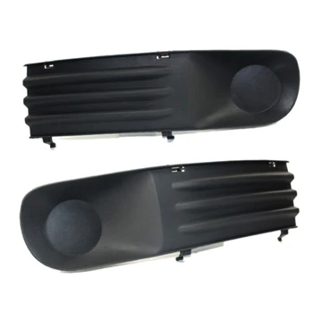 

2Pcs Front Bumper Grilles Left & Right Fog Light Hole for TRANSPORTER T5 2003-2010