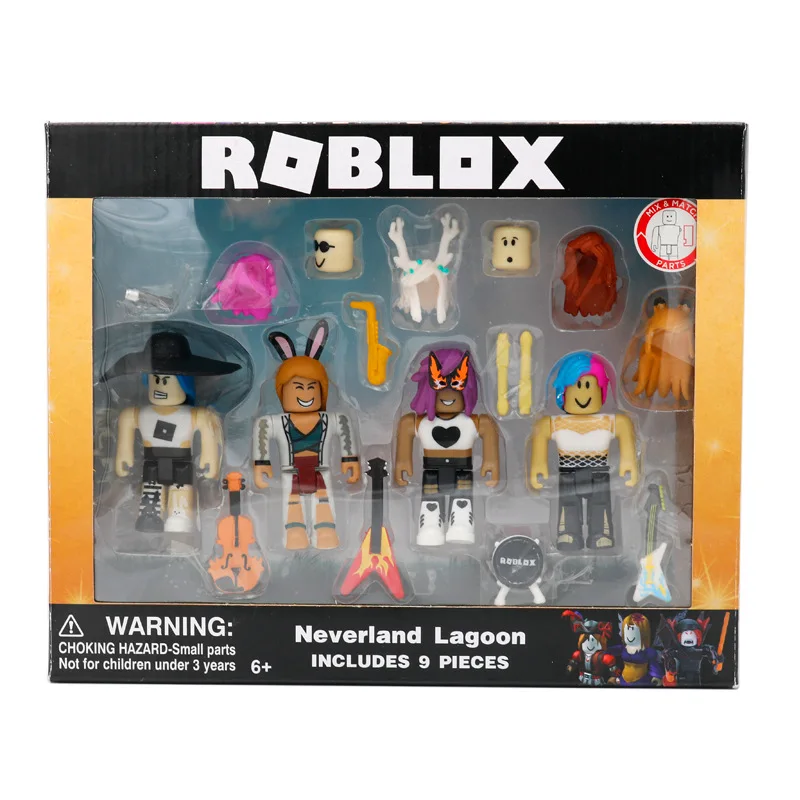 ROBLOX коллекция знаменитостей, набор суперзвезд, набор из 7 см ПВХ, набор кукол, игрушки для мальчиков, модели, фигурки, рождественские подарки для детей - Цвет: A