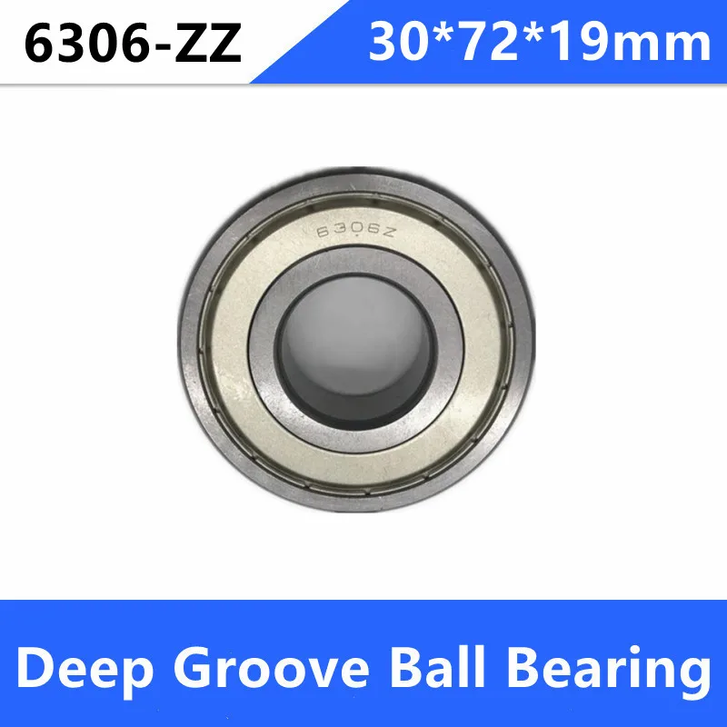 

10pcs/lot 6306ZZ 6306-2Z 6306 ZZ Z 30*72*19mm Deep Groove Ball Bearings 30x72x19mm 6306Z