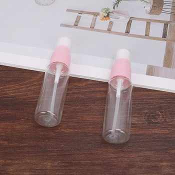 

Plastic Travel Spray Bottle Empty Cosmetic for Shampoo Makeup Refillable Containers Accesory Perfume Bottle Atomizer Transparent