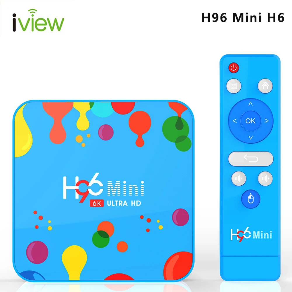 

H96 mini H6 android TV Box Android 9.0 HD 6K H.265 Netflix Account IPTV M3u Smart TV IPTV Box with Remote Control Media Player