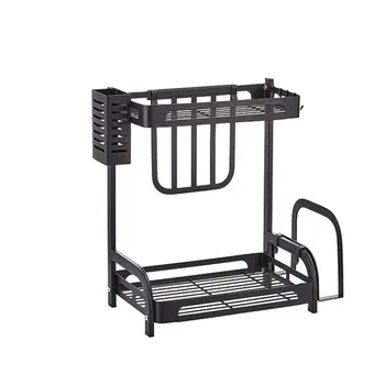 

Stainless Steel Removable and Washable Layered Basket New Dense grid Seasoning Rack Two Or Three Layers Optional Affordable