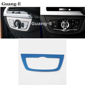 

Car stick stainless steel front head fog light switch button trim frame lamp 1pcs For BMW X3 xDrive 25i 28i 30i 2018 2019 2020