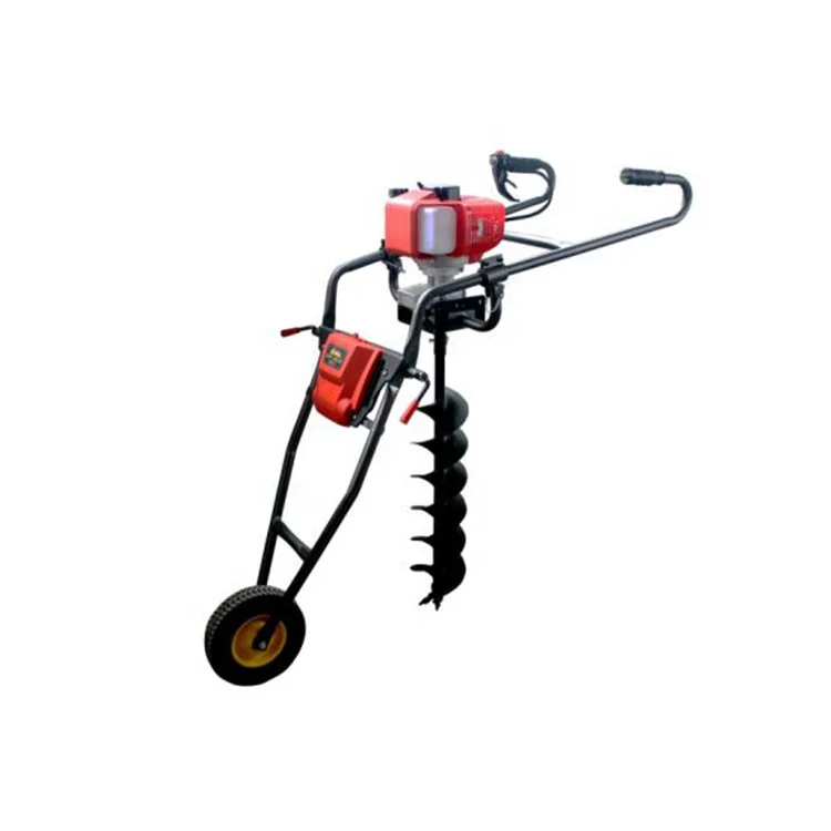 

Portable Hand Push 68cc Gasoline Earth Auger Drill for Ground Hole Digger Tree Planting Digger Machine