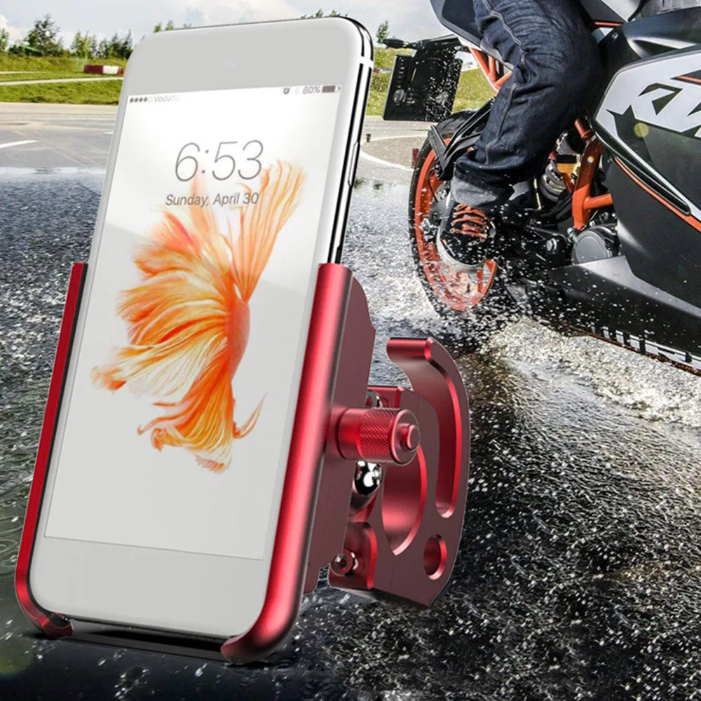 Smartphone houder fiets motorcycle bicycle universal rotary navigation aluminum alloy mobile phone bracket fiets houder 30O7