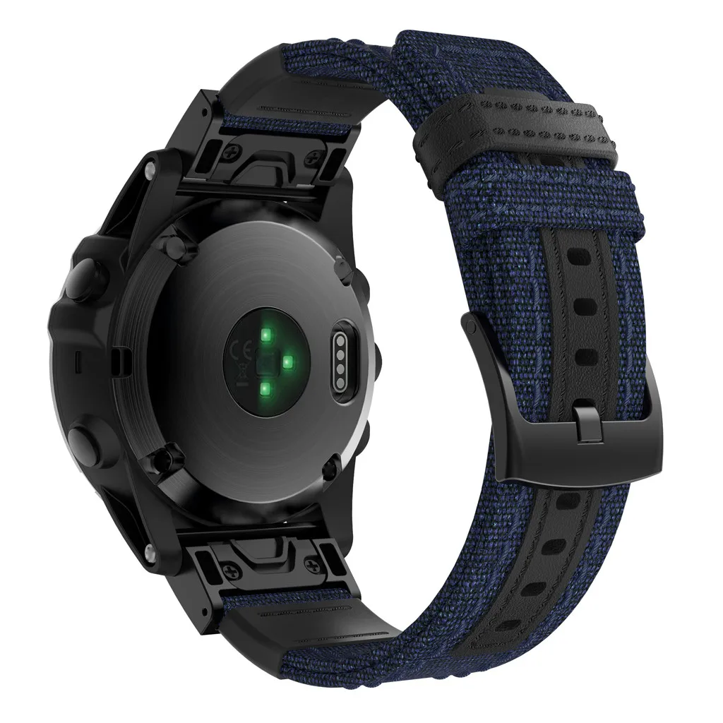 Тканый нейлоновый тренировочный ремешок для часов Garmin Fenix 5X/5X Plus/Fenix 3/3HR для Garmin D2 спуск Mk1 кожаный ремешок G2
