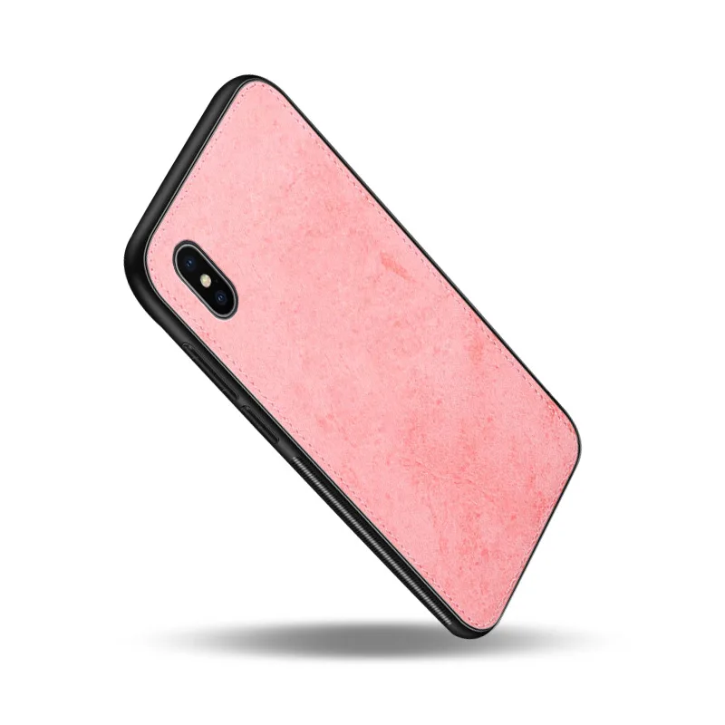 Подходит для Apple XS Max, чехол для мобильного телефона, 7 S, гнездовая вставная карта, 8 plus, тканевый узор, не падающий XR - Цвет: Серый