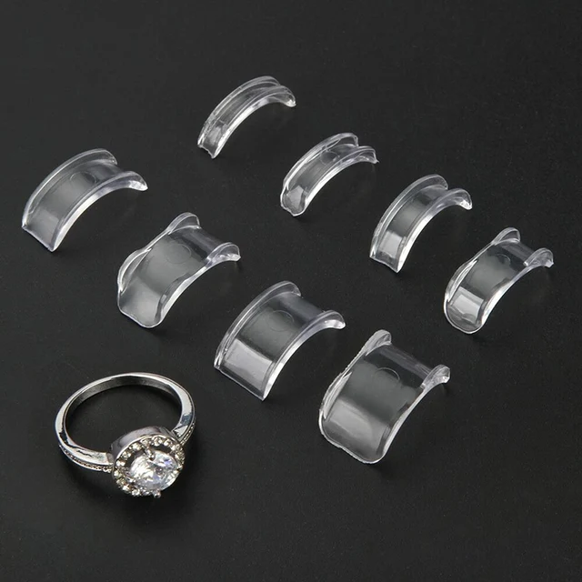 47pcs Ring Sizer Adjuster for Loose Rings with Ring Size Measuring Tool  Plug-in Invisible Ring Guards Silicone Tightener - AliExpress