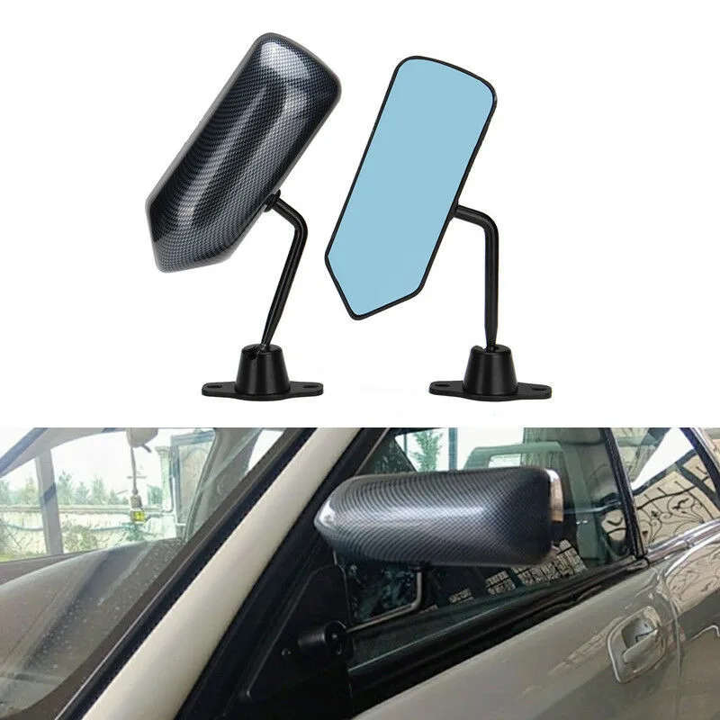 

For 94-01 Integra DC2 F1 Style Manual Adjustable Finish Side View Mirror carbon fiber look