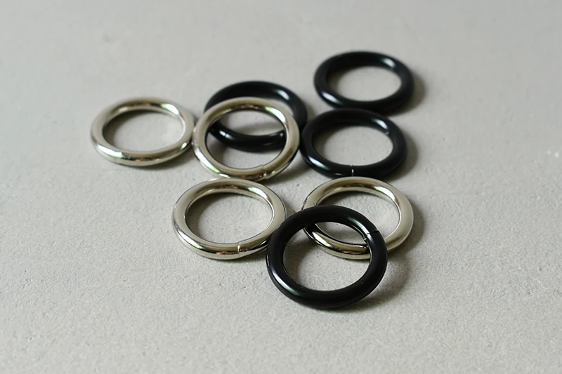 20pcs/lot metal O rings hardware wheels belt buckles dog horse harness backpack bag straps O shaped DIY garment accessories