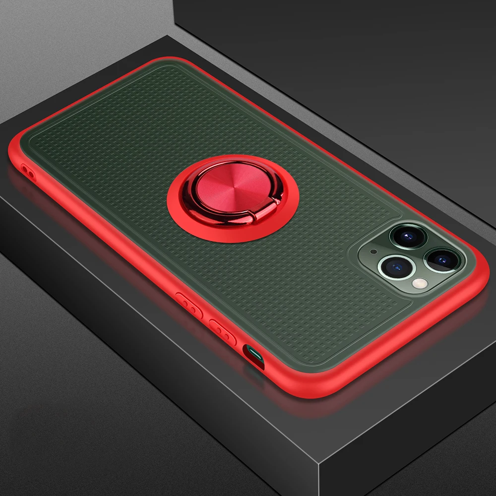 

Rotating With Ring Case For Apple iPhone 11 Pro Max Cases 7 8 Plus X Xs Max XR Luxury Magnetic Bracket Funda Cover Coque Case