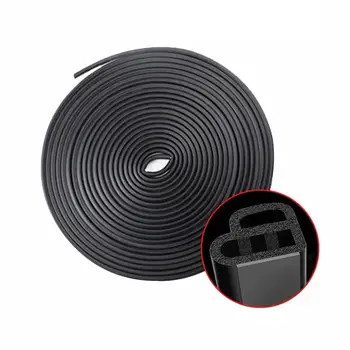 

Car Door Rubber Seal Strip L-type Double Layer Sealing Adhesive Stickers Noise Insulation Weatherstrip