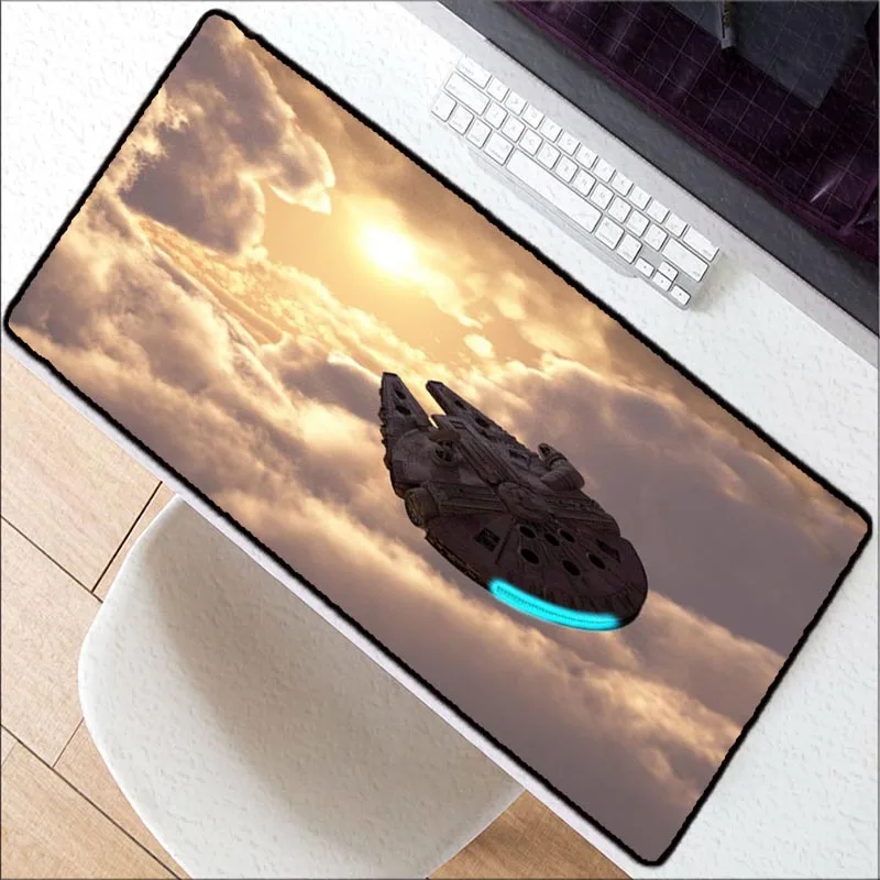  Star Wars Speed Large Gaming Mouse Pad Gamer Locking Edge Mouse Keyboards Mat Big Desk Mousepad for