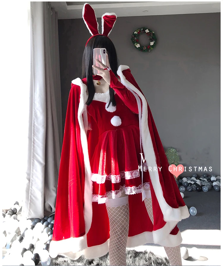 

Женский костюм для косплея с красным оленем