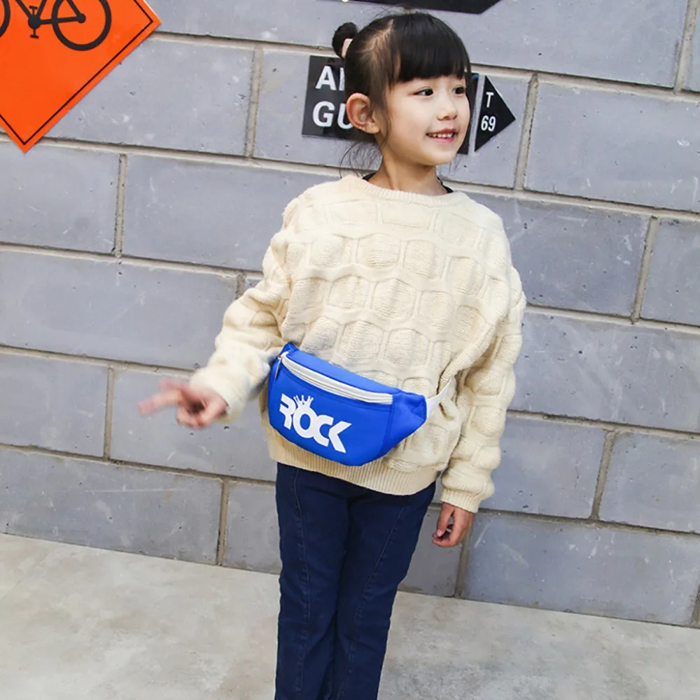Модная детская поясная сумка для маленьких девочек; нагрудная сумка для мальчиков с принтом денег; поясная сумка через плечо; Kawaii