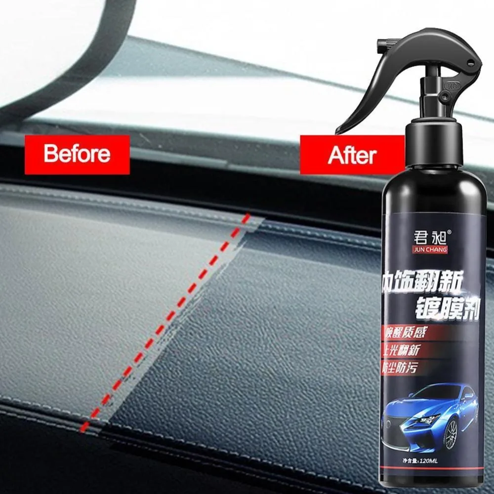 255mlPlastic Exterior Recovery Restorer Trim Long lasting Cleaner Agent