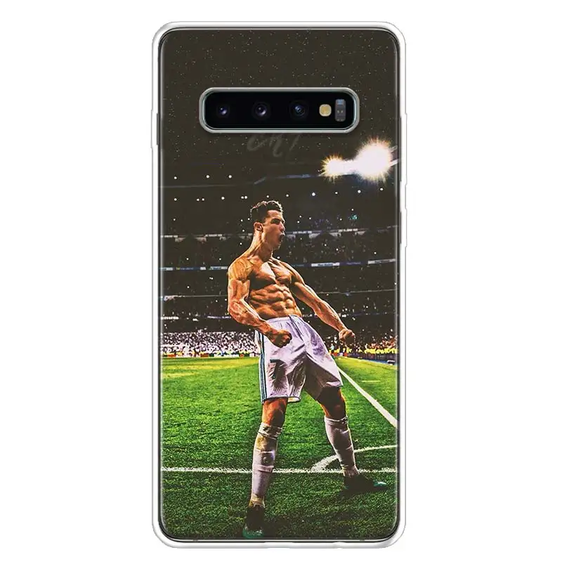 CR7 Криштиану Роналду крышка чехол для телефона для samsung Galaxy S10+ Note 10 9 8 S9 S8 J4 J6 J8 плюс S7 S6 корпус под плетенную сумку