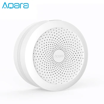 

Aqara Hub Gateway with RGB Led Night Light Smart Home Remote Control Security Alarm Host work with Homekit Remote Controller