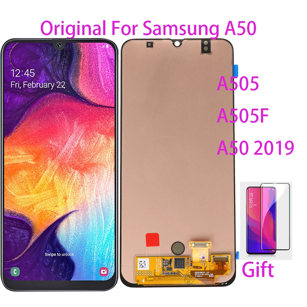 100% Original For Samsung Galaxy A50 SM-A505FN/DS A505F/DS A505 LCD Display Touch Screen Digitizer Assembly lcd | Мобильные телефоны