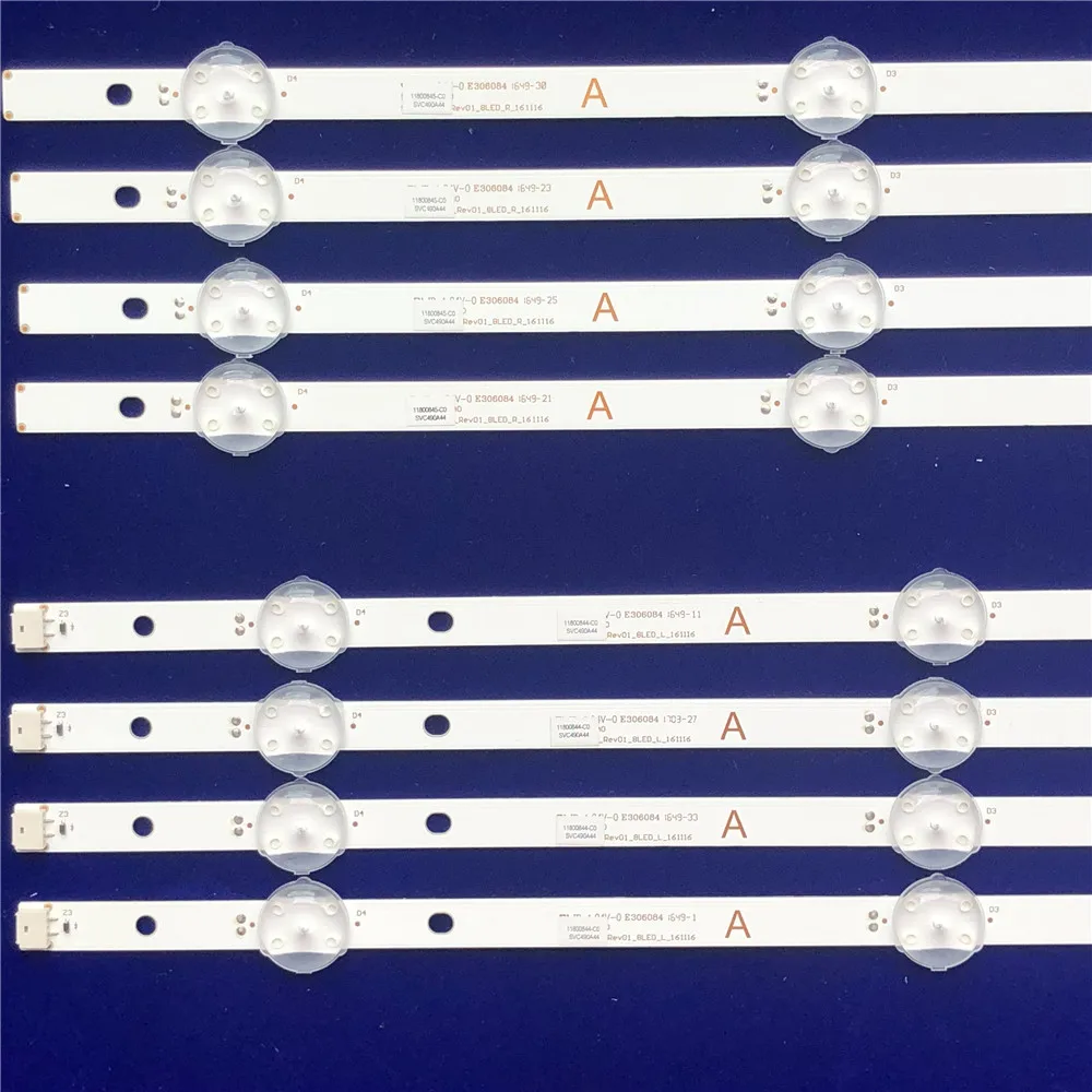 5세트 LED 백라이트 스트립 SVC490A44_REV05_8LED_R/L 160215 49LH570용