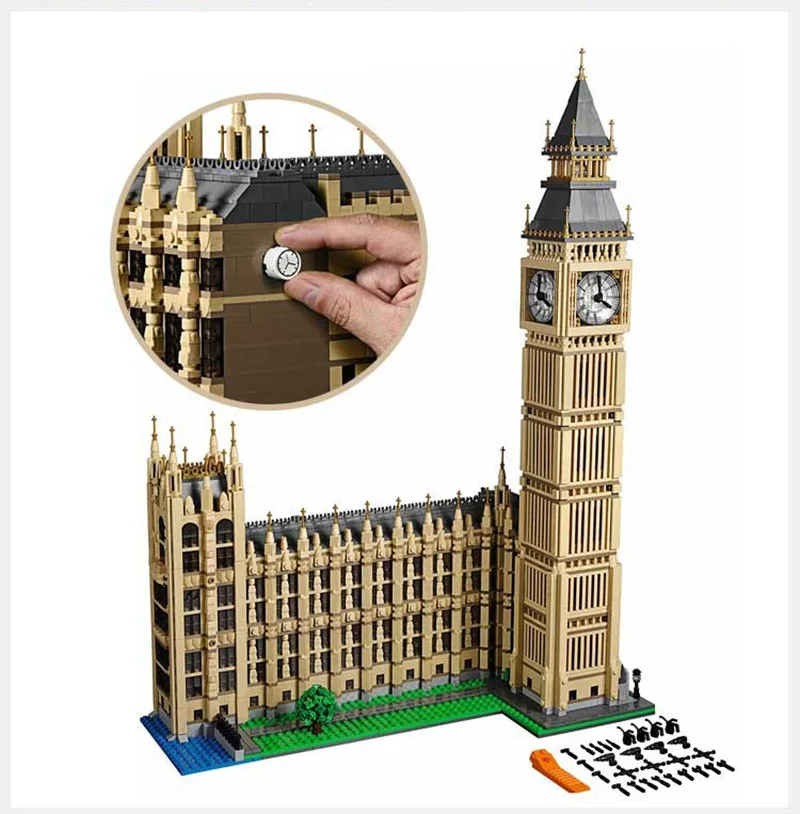 4295pcs World Famous Architecture London Bridge 30001 Figure Building Blocks Compatible Creator Expert Tower 10214 bricks Toys