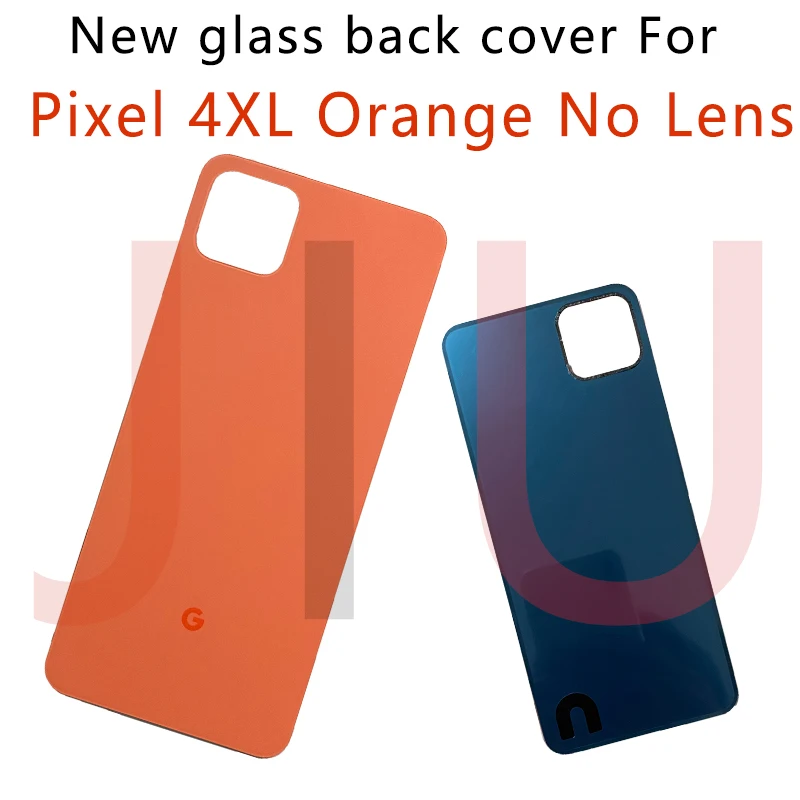 New For Google Pixel 4 Battery Cover Door Back Housing Rear Case For Google Pixel 4XL Back Battery Door With Camera Lens+Adhesiv 