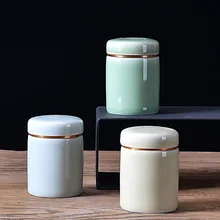 120 мл чай коробка контейнер чайная жестяная коробка для хранения маленькая керамическая бутылка с крышкой уплотнение чай Caddy Theedoos кухня банка