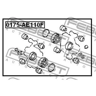 Rem. drive. br. Toyota Camry/Corolla/MR2 diam.51 FEBEST 0175 | Автомобили и мотоциклы