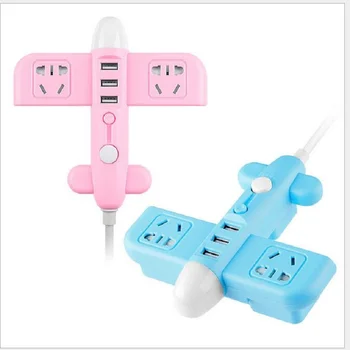 

2019 Special Offer New Eu Au Plug Smart Usb Charger Power Strip 2ac 3usb Outlet Wall Adapter With Night Llight 1.8m Cord