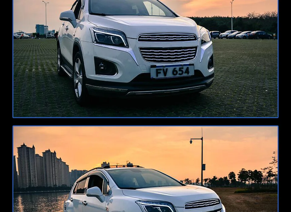Фары для автомобиля Chevrolet Trax- трекер DRL дневные ходовые огни фара светодиодный Биксеноновая лампа Противотуманные фары тюнинг