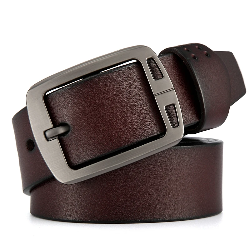 

Men's retro leather belt work casual business belt men's pants accessories men's logo designer trend brand belt
