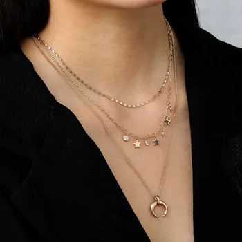 

Zciti Personality Multi-layer Design Jewelry Bohemian Tassel Net Butterfly Pendant Necklace Clavicle Chain Bohemian Jewelry